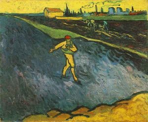 Sower Outskirts Of Arles In The Background, The — Vincent Willem Van Gogh