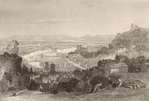 The Hill Of The Croix-rousse. — Thomas Allom
