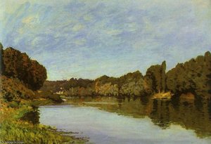 The Seine At Bougival, Musée D'orsay, Paris. — Alfred Sisley