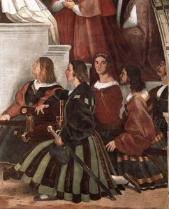 Stanze Vaticane - The Mass At Bolsena (detail) [02] — Raphael, High Renaissance