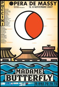 Madam Butterfly Poster, 2008 — Michel Bouvet