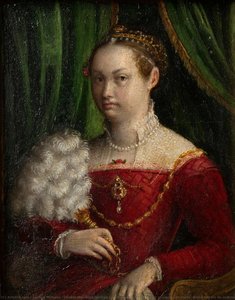 Double Marriage Portrait Also Known As Self-portrait Of Lavinia Fontana (doble Retrato De Matrimonio—autorretrato De Lavinia Fontana) — Lavinia Fontana, Baroque