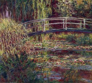 Water-lily Pond, Symphony In Rose — Claude Monet