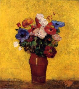 Flowers — Odilon Redon, Post-impressionism