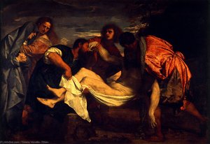 La Mise En Tombeau, Ca Louvre — Titian