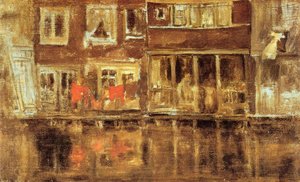 The Canal, Amsterdam — James Abbott Mcneill Whistler