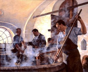 Mashing Brewers At Béthencourt — Eugène-louis Decisy