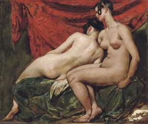 Two Female Nudes - — William Etty