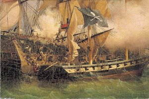 Pirate Ship — Ambroise Louis Garneray