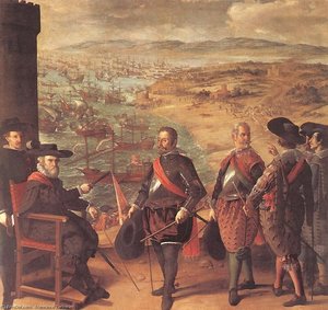 The Defense Of Cadiz Against The English — Francisco De Zurbarán, Baroque Style