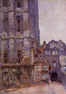 The Cour D'albane, Grey Weather — Claude Monet
