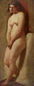 Female Nude Standing — William Etty