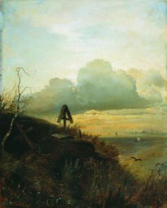 Tomb Of The Volga — Aleksey Savrasov