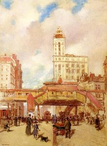 The Third Avenue El — Paul Cornoyer