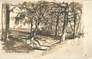 An Undergrowth — Jean-louis Ernest Meissonier