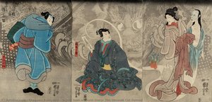 Scene From A Ghost Story: The Okazaki Cat Demon — Utagawa Kuniyoshi