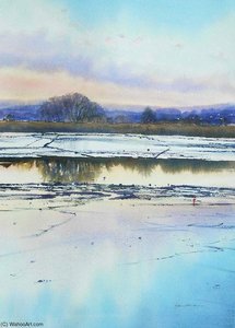 Winter Tide On The Exe — Robert Dudley