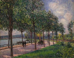 Alley Of Chestnut Trees — Alfred Sisley