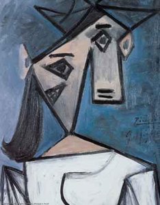 Woman's Head — Pablo Picasso, Cubism