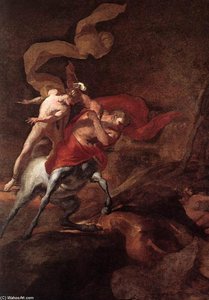 The Education Of Achilles By Chiron — Pierre Puget, Baroque