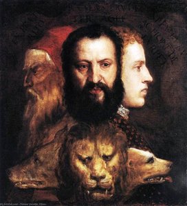 Allegory Of Time Governed By Prudence — Titian
