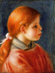 Head Of A Young Woman — Pierre-auguste Renoir
