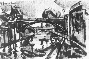 Bridge Over The Seine — Jozsef Nemes Lamperth