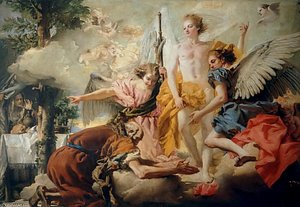 Abraham And The Three Angels — Giovanni Domenico Tiepolo