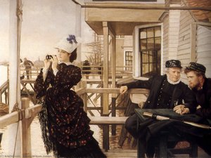 The Captain's Daughter — Jacques Joseph Tissot, Academicism