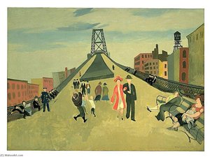 The Bridge — Raphael Soyer
