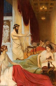 Patients Sleeping In The Temple Of Aesculapius At Epidaurus — Ernest Board