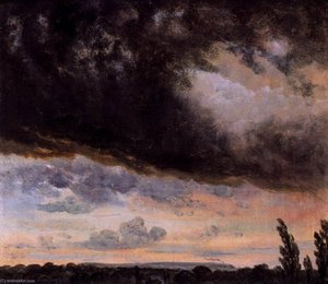 Cloud Study With Horizon — Johan Christian Claussen Dahl
