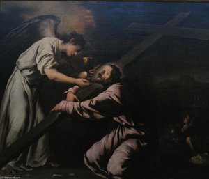 Christ On The Mount Of Olives