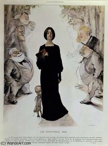 The New Game — Charles Lucien Léandre