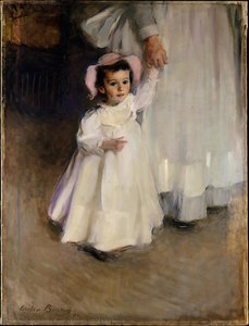 Ernesta (child With Nurse) — Cecilia Beaux, Impressionist Painting