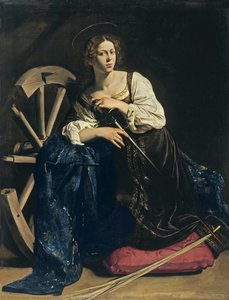 Saint Catherine Of Alexandria — Caravaggio