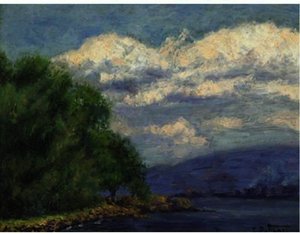 Hudson Valley Landscape — Edward Henry Potthast, Impressionism