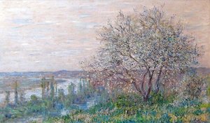 Spring In Vetheuil — Claude Monet
