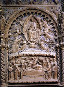 Dormition and Assumption of the Virgin, detail of the Tabernacle