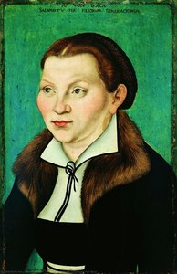 Portrait Katharina Von Bora — Lucas Cranach The Elder