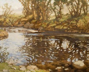 A Pool On The Calder, Newtonmore — Charles Oppenheimer