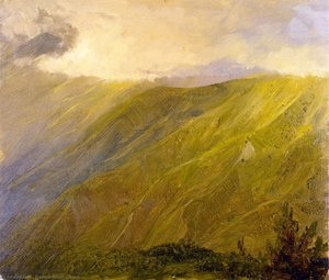 Ridges In The Blue Mountains, Jamaica — Frederic Edwin Church, Hudson River School