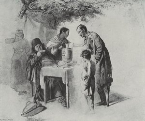 Teatime In Mytischi Near Moscow — Vasily Grigoryevich Perov