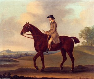 A Horseman In A Landscape — Francis Sartorius Ii (john Francis Sartorius)
