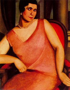 Portrait De Madame Zanetos — Tamara De Lempicka, Art Deco