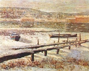 Winter On The River — Ernest Lawson