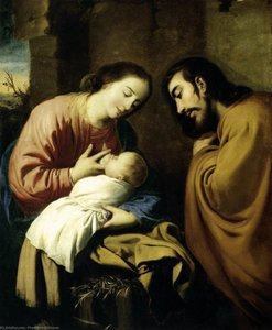 The Holy Family — Francisco De Zurbarán, Baroque