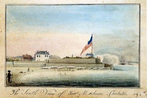 The South View Of Fort Mechanic, Charleston, July 4th 1796 — Charles Fraser
