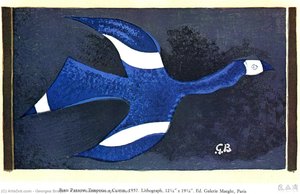 A Bird Passing Through A Cloud — Georges Braque