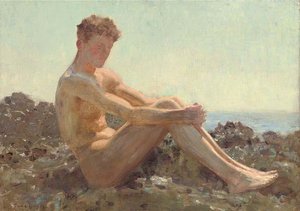 The Sun-bather — Henry Scott Tuke